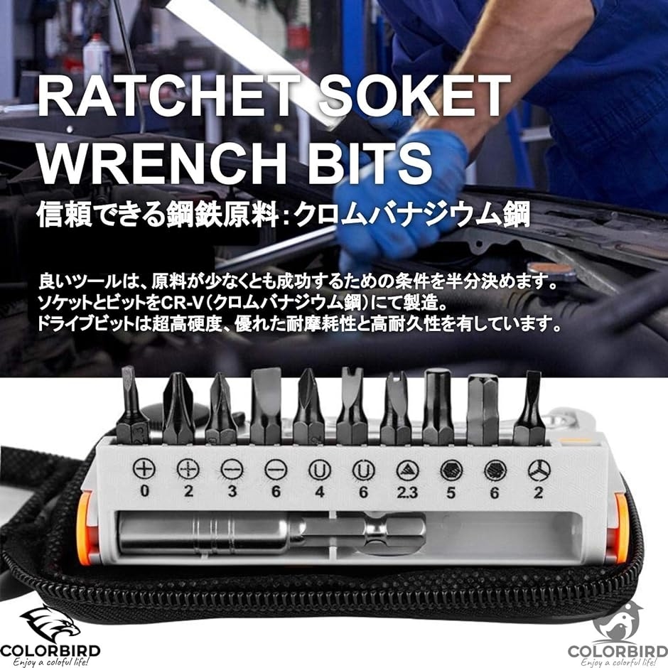ラチェット ドライバー ミニラチェット セット 10pcs 1/4 レンチ