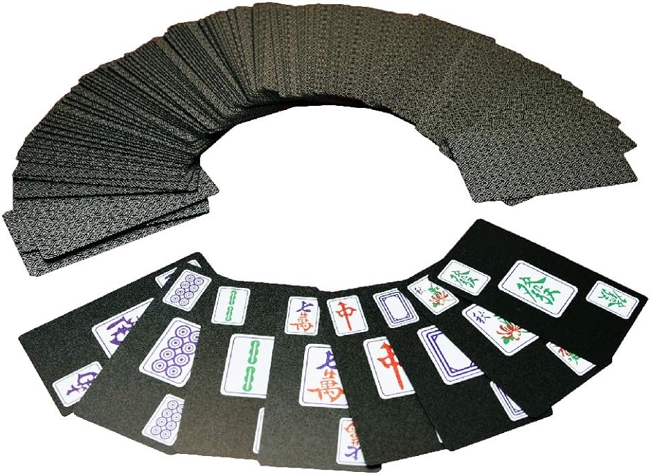 ペコモモワールド 麻雀 カード牌 PVC 携帯 旅行 カードゲーム ポータブル 卓上ゲーム