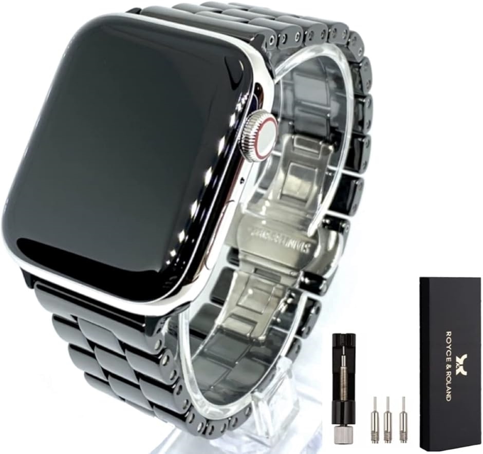 �y�݊��i�z �݊��i �Z���~�b�N �o���h Series 10/9/8/7/6/5/4/SE �Ή�(�u���b�N,  40mm 41mm 42mm)