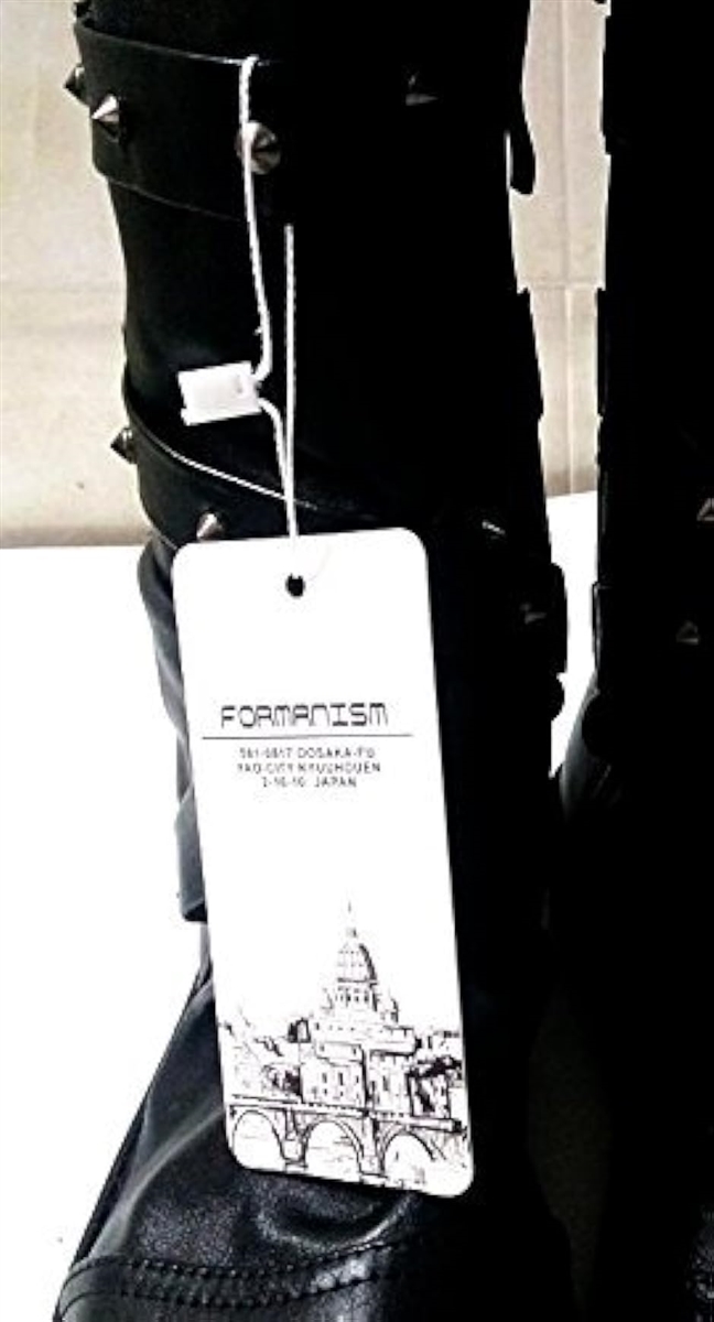 カジュアル エンジニア ライダース スタッズ メンズ ブーツ ブラック 27.5cm( ブラック,  27.5 cm)｜horikku｜07
