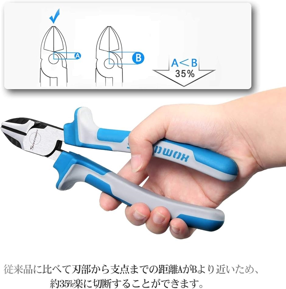 5mm切断ワイヤーカッター（ニッパー）の商品一覧｜切削、切断、穴あけ