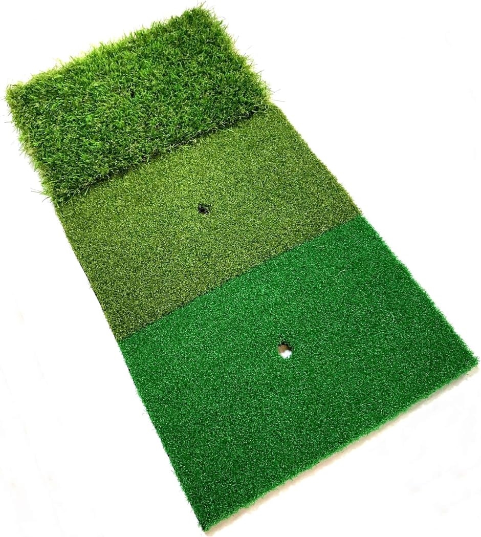 ゴルフ ショットマット 人工芝 練習用 ラバーマット 室内 a844 3パターン 30x60cm