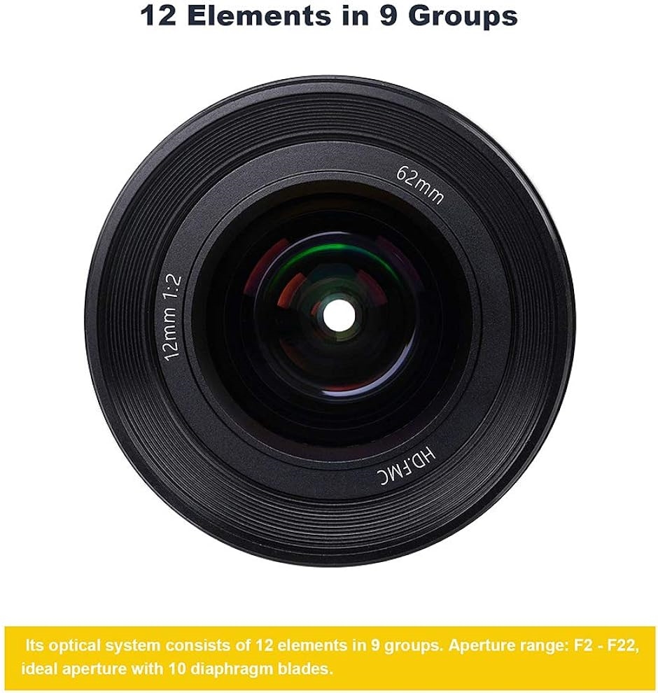 12mm F2 広角マニュアルフォーカス単焦点レンズ APS-C Fuji Xマウントカメラ対応( 黒,  Fuji Xマウント)｜horikku｜06