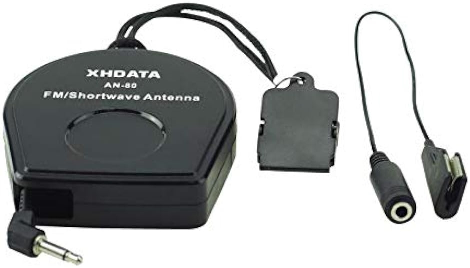 XHDATA AN-80 短波アンテナ FM SW 外付けアンテナ ホイップアンテナ 電波受信性向上のためのアンテナ = TECSUN + MDM