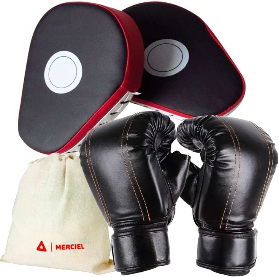 ボクシング グローブ ミット セット 収納袋 付き フリーサイズ 