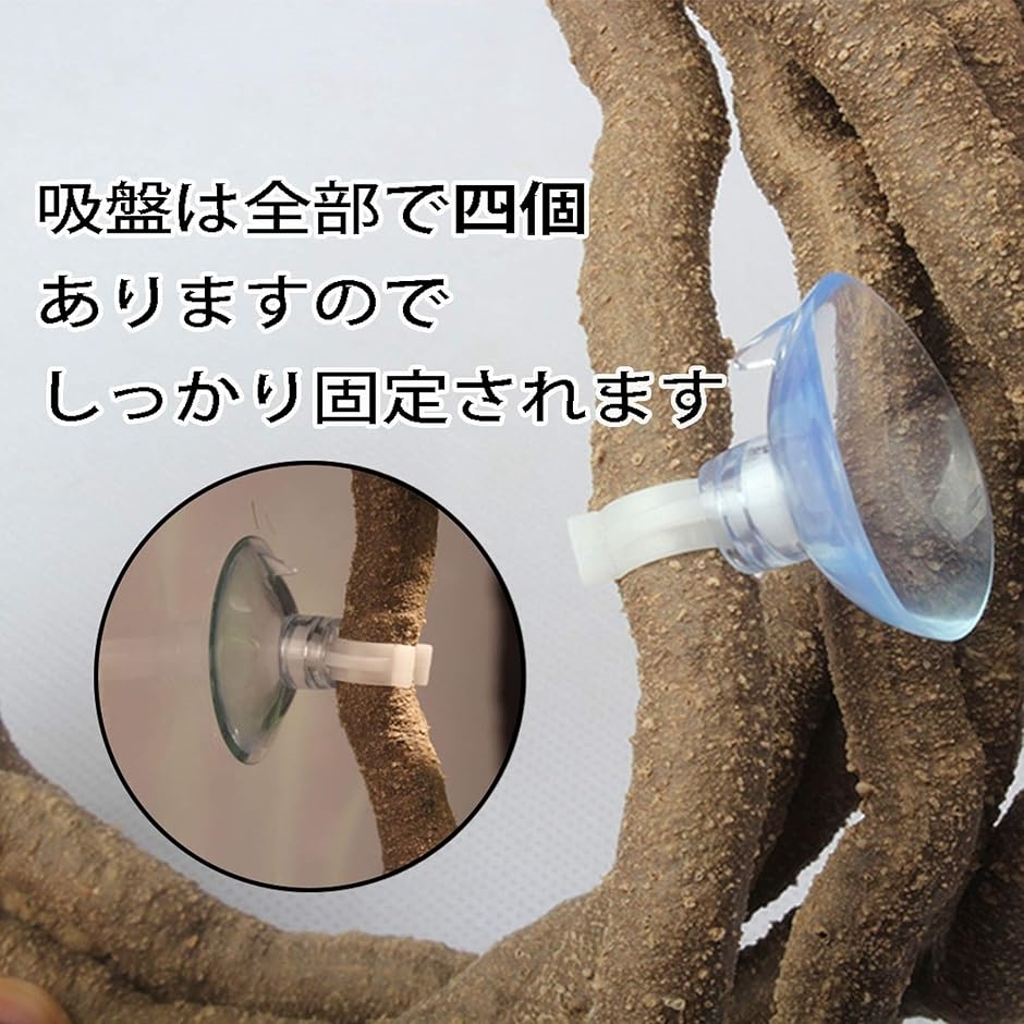 爬虫類 人工藤 人工植物 登り藤 木のつる 装飾品 吸盤付き 飾り トカゲ ヘビ カメレオン 飼育 MDM｜horikku｜06