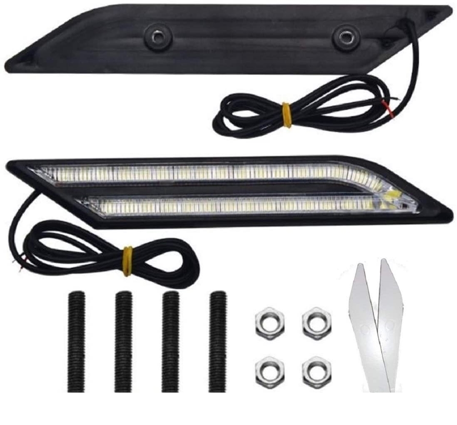 LED サイドマーカー 12v 汎用 デイライト ウインカー リアマーカー ２個セット(白, Normal) :2B6PIOFTKK:スピード発送  ホリック 通販 