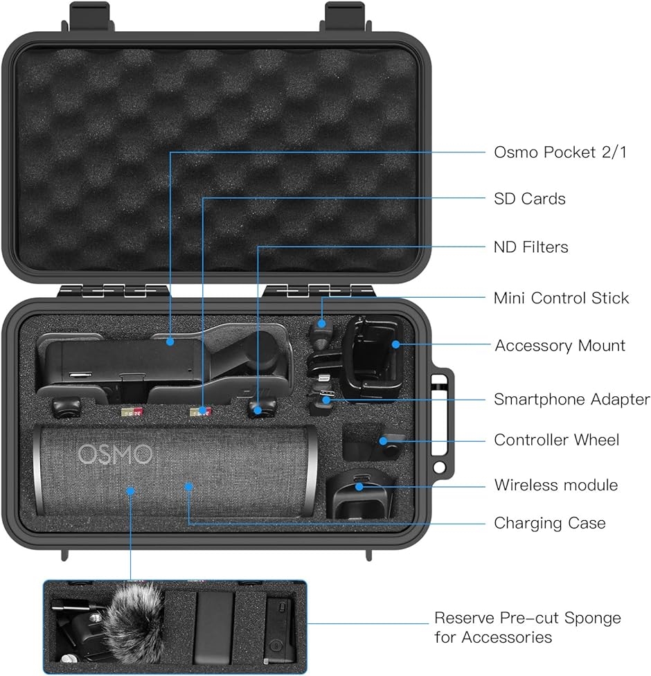 Dji Pocket 2 Combo Creator Case | Hard Case | Camera Bags