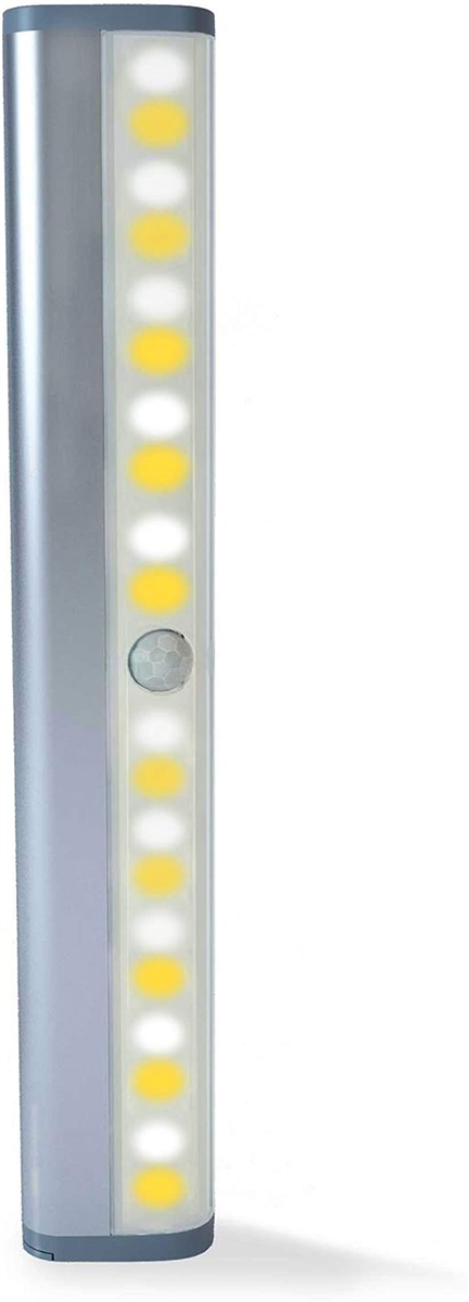ワンライト2色Shna 新しいアルミニウム合金スマートセンサーライト キャビネット/キャビネット ナイト 20 LED( ホワイト)