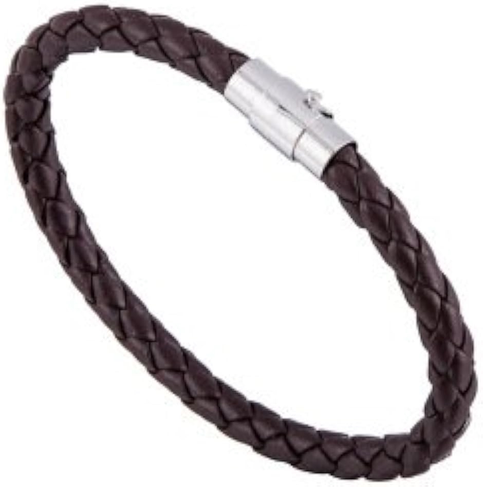 Yahoo! Yahoo!ショッピング(ヤフー ショッピング)レザー ブレスレット PUレザー 編み込み 磁気ブレスレット メンズ レディース ユニセックス お揃い（ブラウン,  ワンサイズ）