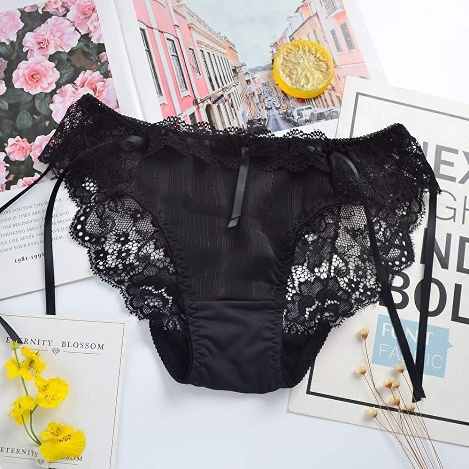 レース付きショーツ ELサイズ 3色セット Lace Ladies ショーツ 「3色組」セットでお得♪ショーツ 3色3枚