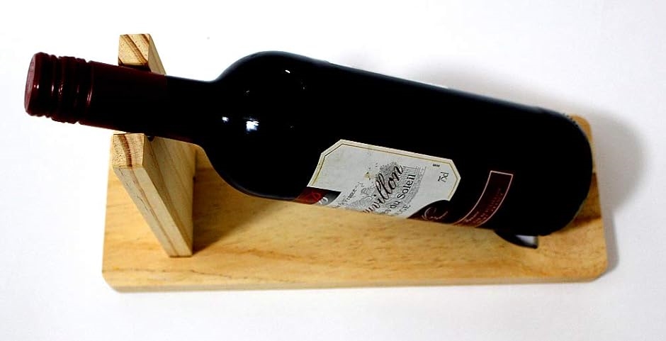 木製 ワインホルダー ワインラック シャンパン ボトル スタンド インテリア ディスプレイ W078( ブラウン)｜horikku｜04