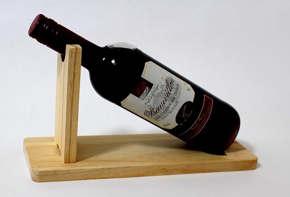 木製 ワインホルダー ワインラック シャンパン ボトル スタンド インテリア ディスプレイ W078( ブラウン)｜horikku｜05