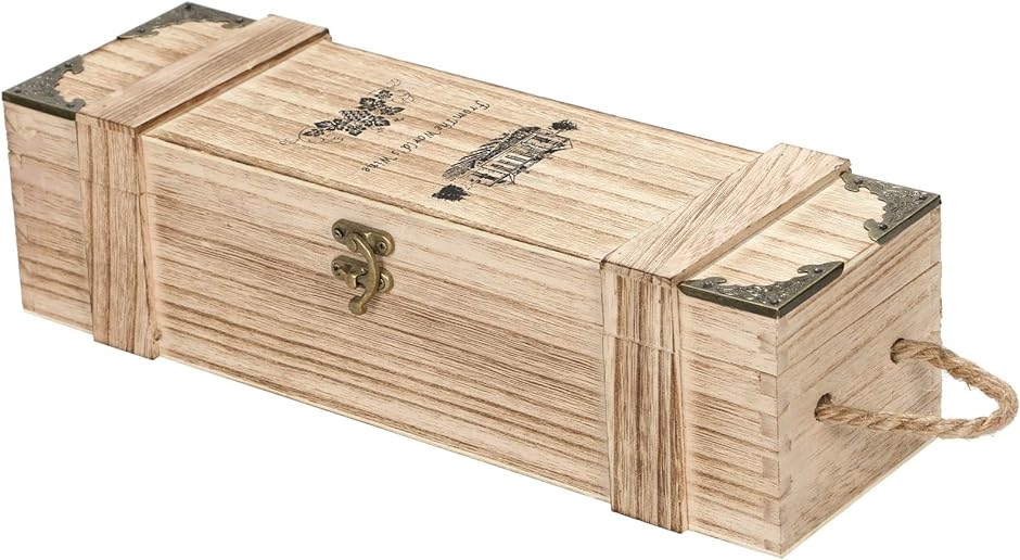 木製 ワイン ケース ギフト ボックス 木箱 1本入れ ウッド( ウッド)｜horikku