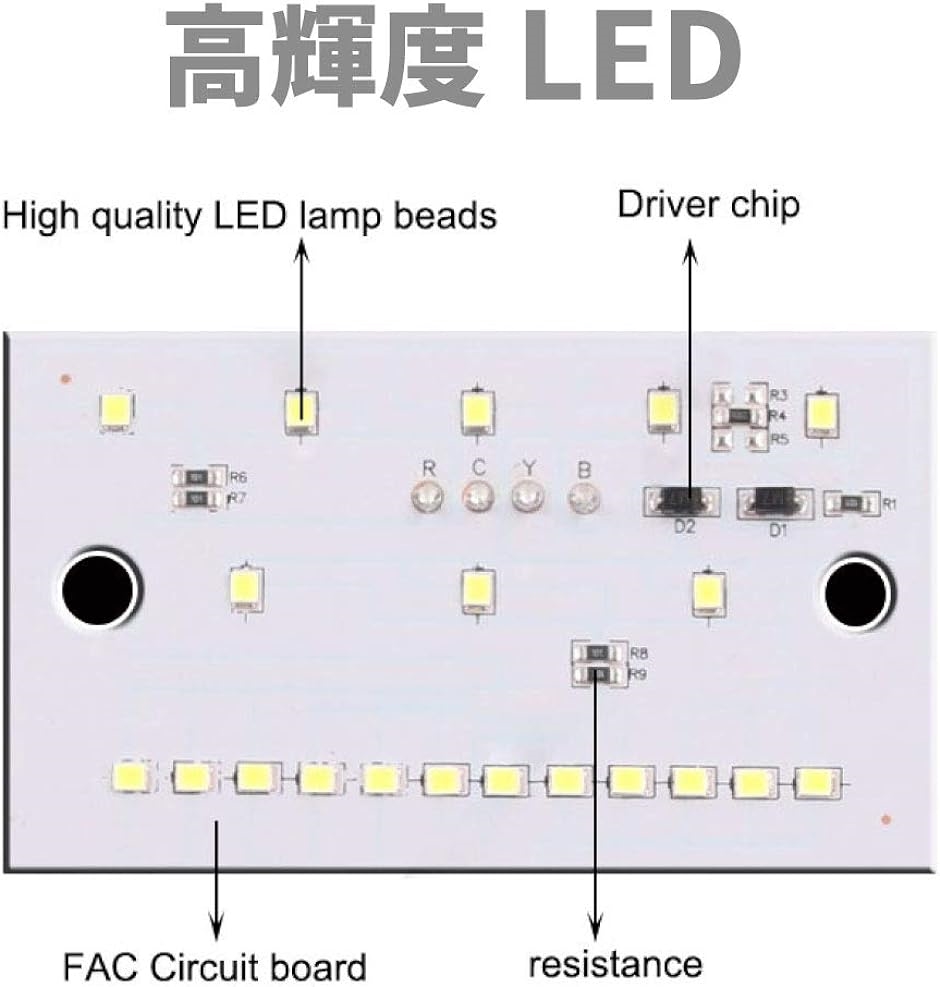 morytrade LED サイドマーカー 12V マーカーランプ 角型 ダウンライト 軽トラ 黄 2個セット( 黄 2個セット)｜horikku｜09