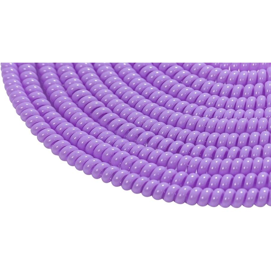 超ロングサイズ 肉厚タイプ 単色 カラー ビンテージ クラッチ ブレーキ ケーブル ワイヤー( Purple パープル,  280CM)