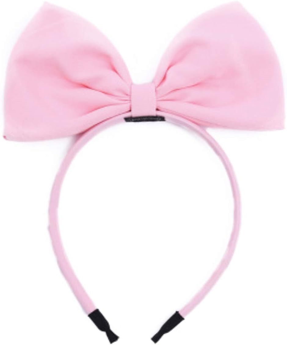 2個セット　カチューシャ用リボン カチューシャ リボン ヘアアクセサリー 2個セット( ピンク2個