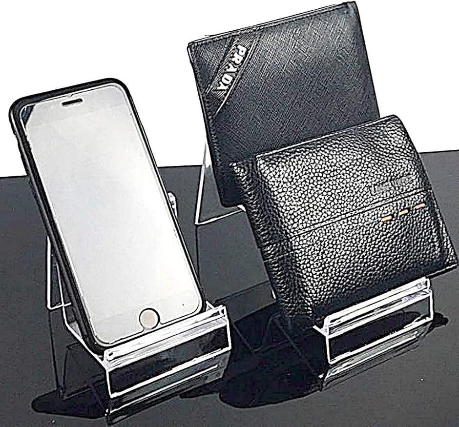 展示用 アクリル クリア ディスプレイ スタンド 携帯 スマホ 財布 CD