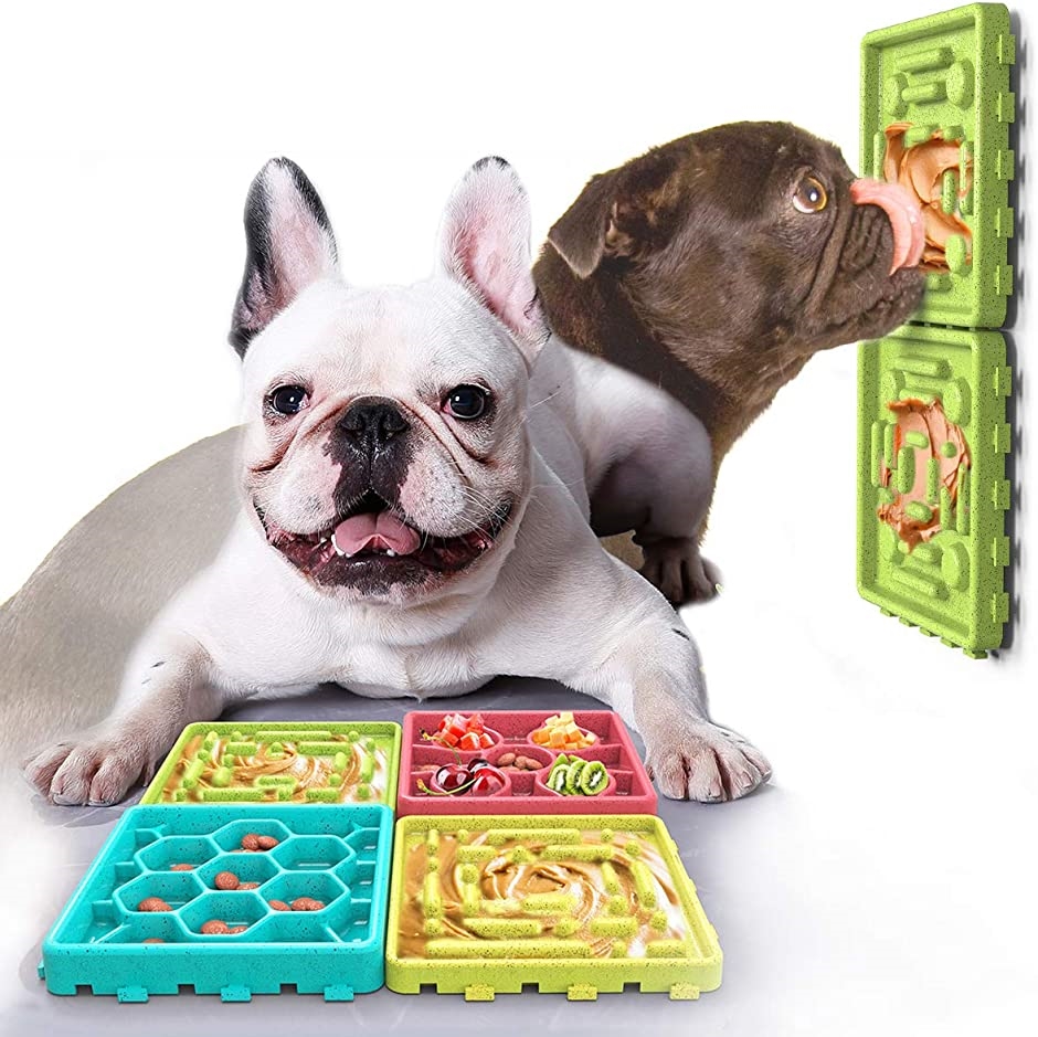 OBEST 犬用おもちゃ 食器 早食い対策 知育玩具 運動不足解消 ストレス解消 小/中/型犬( 多機能4in1)
