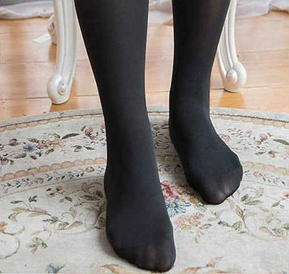 エスポワール エース 大きいサイズ ニーハイソックス 靴下 2足セット サイハイ 黒 スーパー ロング 白( 黒白x黒,  Free)｜horikku｜04