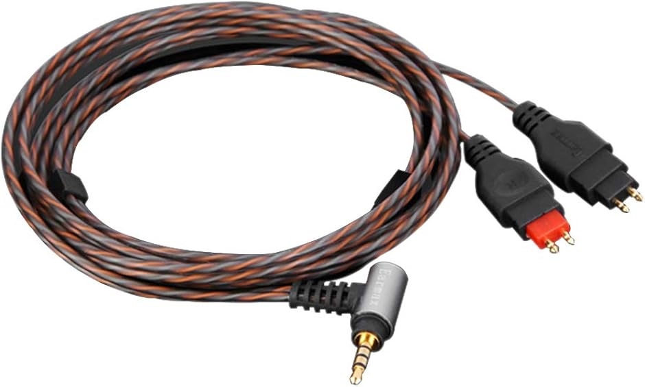 �w�b�h�z���P�[�u�� 2pin ���P�[�u�� �o�����X �����p HD650 HD600 HD580�ɑΉ� �}�C�N�Ȃ� 4�c( 2.5mm)