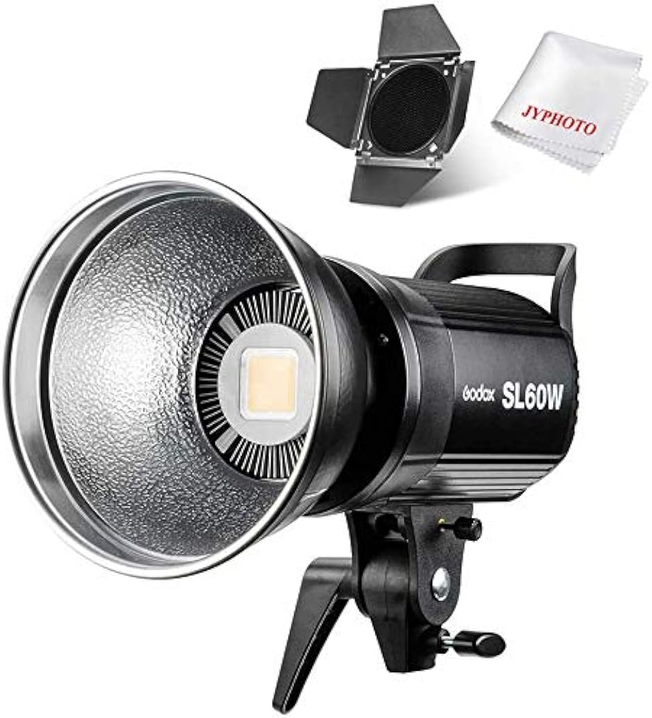 SL-60W LEDビデオライト ボーウェンスマウント CRI95+ Qa＞90 5600±300K BD-04バーンドア同梱