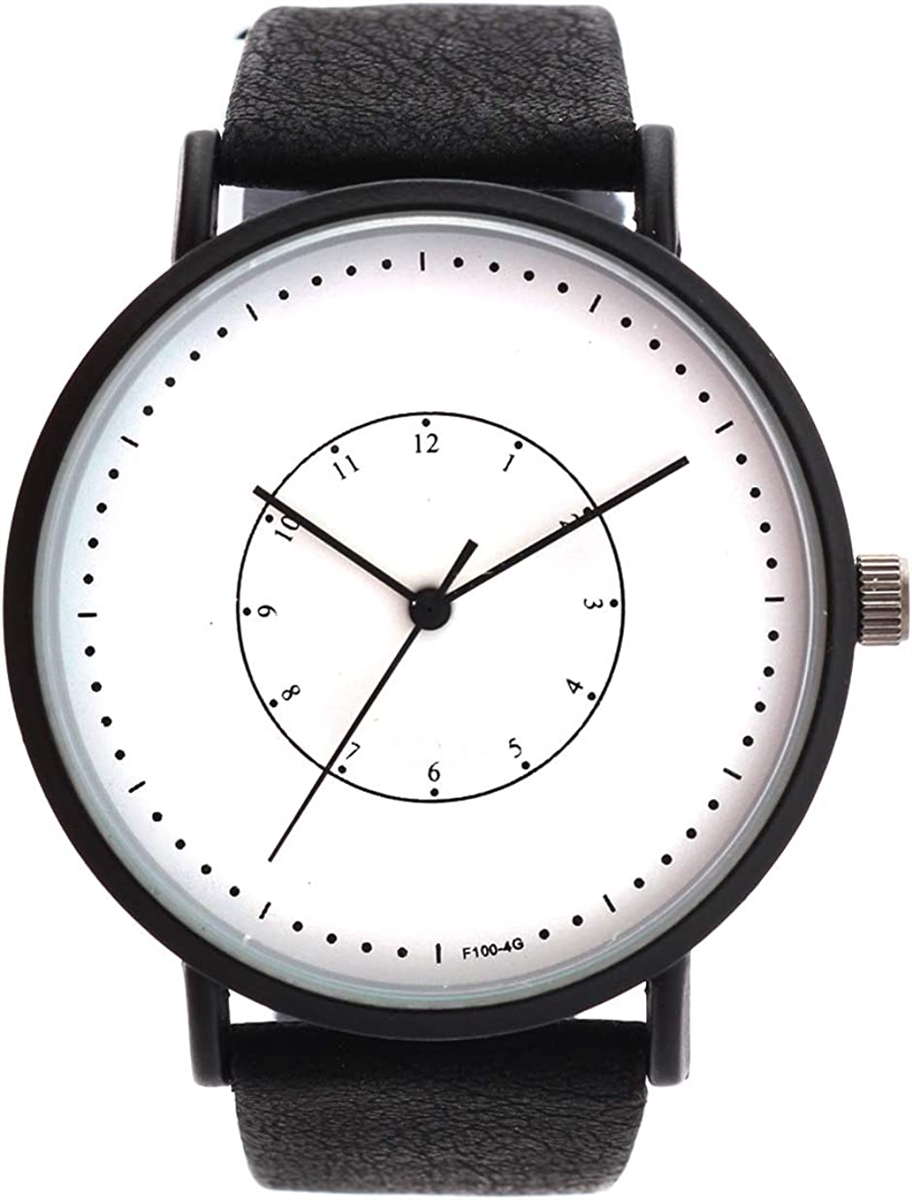 シンプル 腕時計 クリスマス プレゼント うでどけい レディース 安い ペアウォッチ かわいい( ブラック,  メンズサイズ)