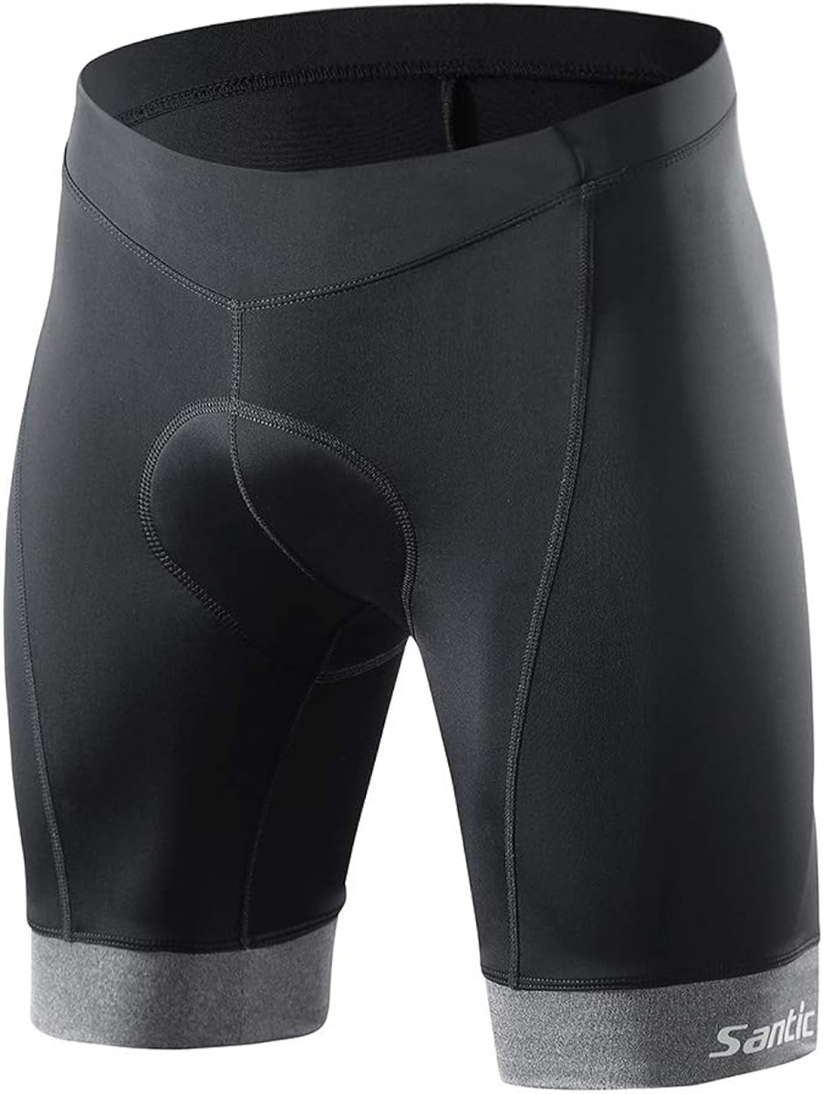 サンティックSantic メンズ レーサーパンツ サイクルパンツ( ブラック01,  L)