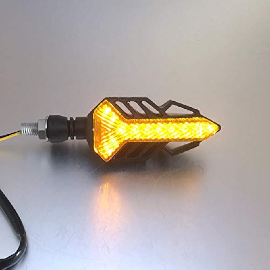 【互換品】nakira 流れるバイクウインカー シーケンシャル 4個 カスタム Z250 MT-25 CB250F Z1000 MT-09