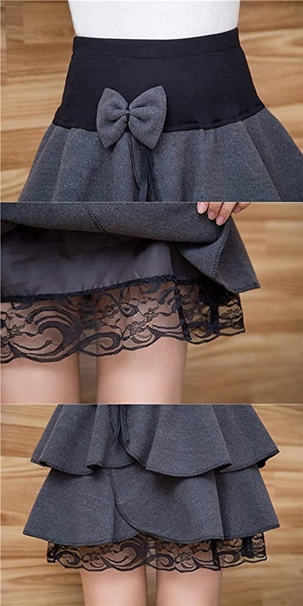 母の日 フリル レース ミニ スカート ミニスカ 可愛い きれいめ