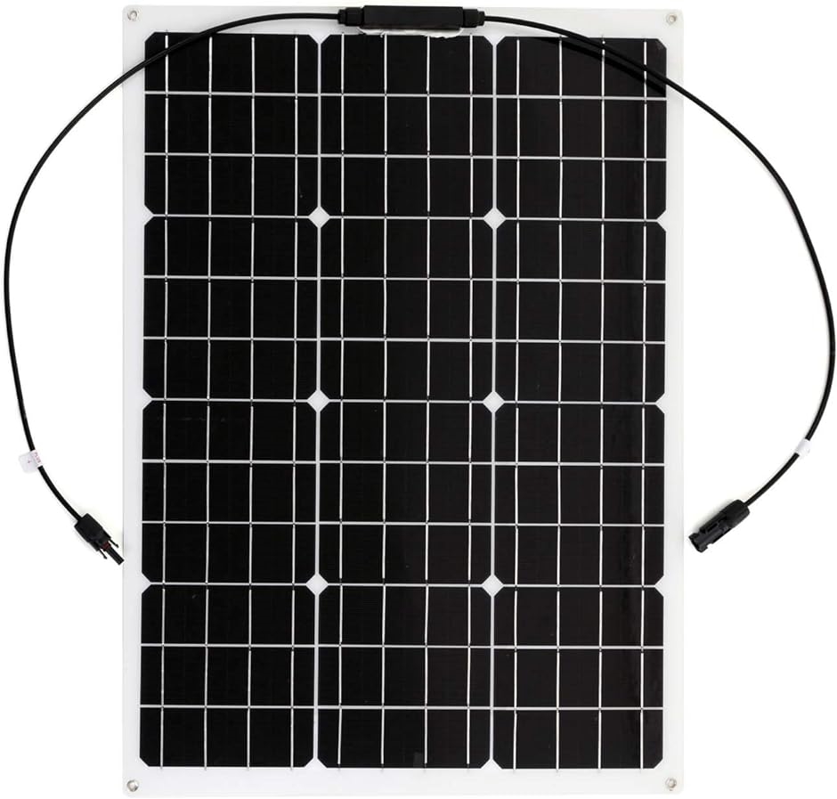 スプレンノ 50W 単結晶 ソーラーパネル 薄型 軽量 曲げれる 太陽光発電