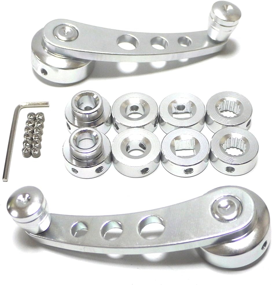互換品】汎用 アルミ製 ウィンドウ レギュレーター クランク ハンドル