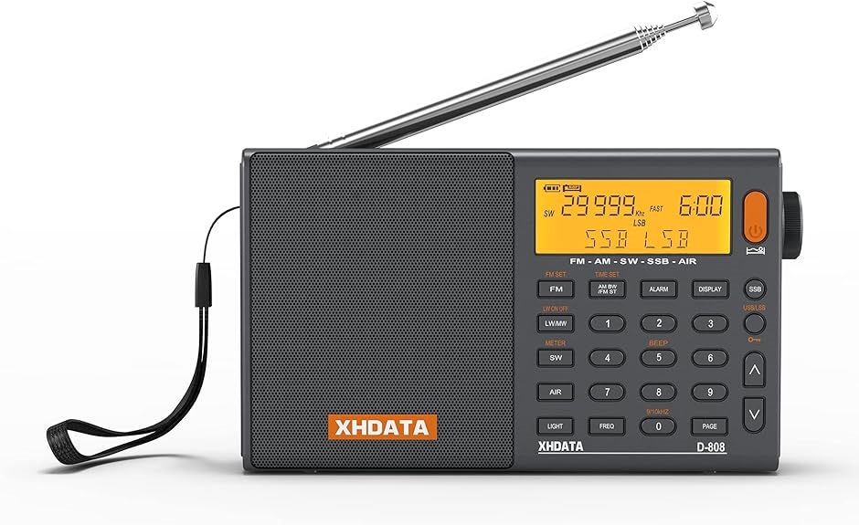 動作確認済み◎BCL エアバンド SSB 短波ラジオ XHDATA D-808 BCL エアバンド SSB 短波ラジオ XHDATA D-808 - メルカリ