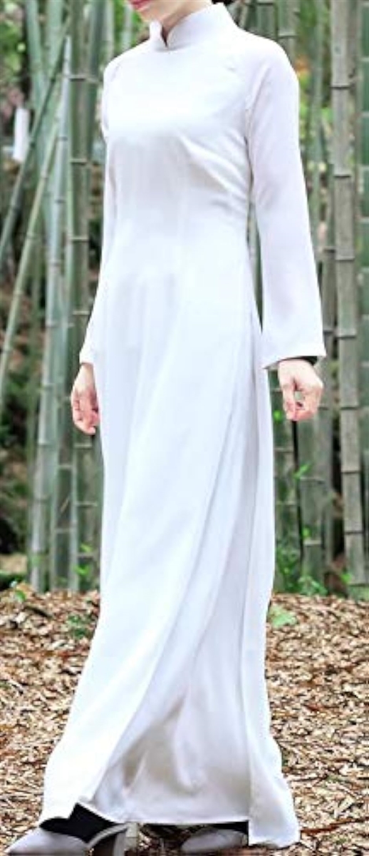 アオザイ ベトナム 女子高生 学校 制服 民族 衣装 JK 長袖 アオザイ ベトナム 女子高生 学校 制服 民族 衣装 JK 長袖