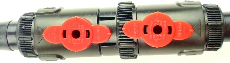 ダブルタップ コネクター 2種類から選べる 12/16mm 16/22mm 水槽 ホース ジョイント( 16/22mm用)｜horikku｜05