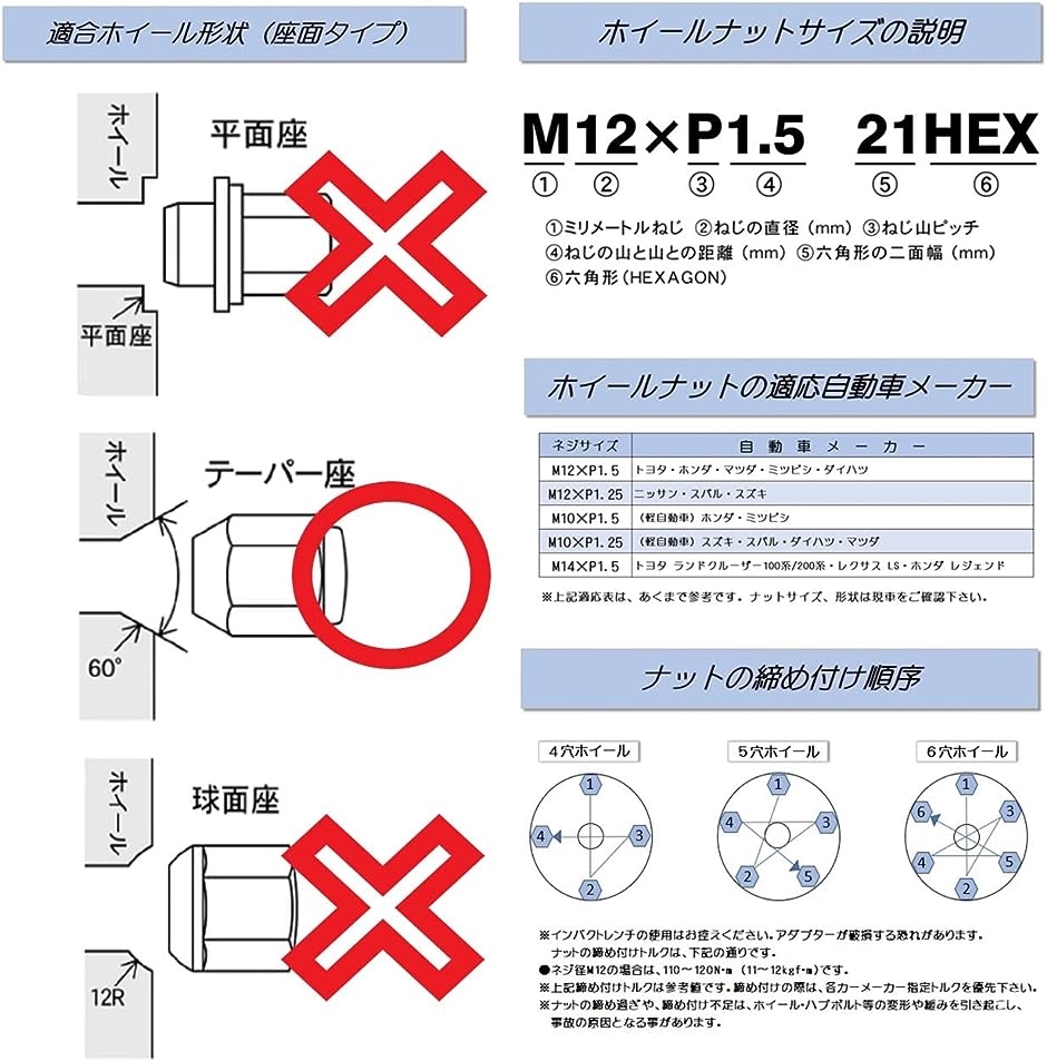 ホイールナットを内六角にドレスアップ エアバルブキャップセット 盗難防止 37 P1.5 紫( 37 P1.5 紫 4穴用16個)｜horikku｜06