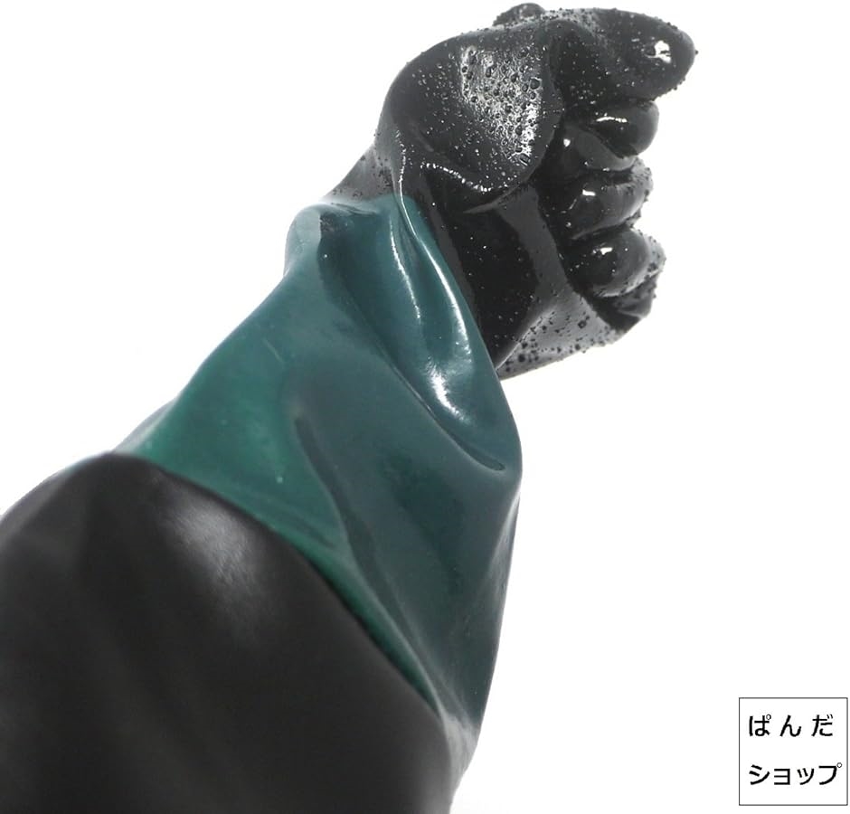汎用 サンドブラスト キャビネット スペア PVC ロング 手袋 グローブ 左右 セット( 約60cm,  約60cm)｜horikku｜07