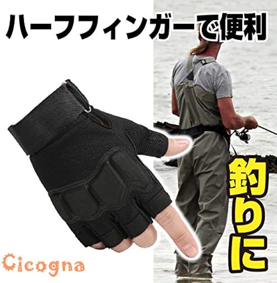 海外輸入タクティカル オープンフィンガー グローブ 手袋 サバゲー