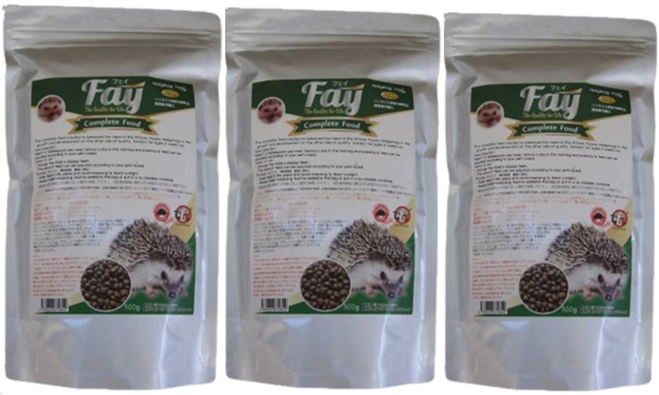 Fay Hedgehog Food フェイ ハリネズミフード 500gx3個( 3個セット,  500g)