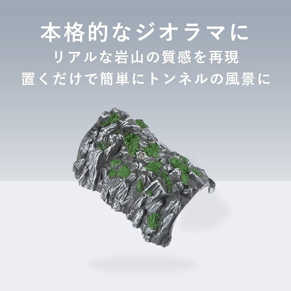 トンネル 洞窟 モデル ジオラマ 鉄道模型 建物模型 情景 岩山 素材 N