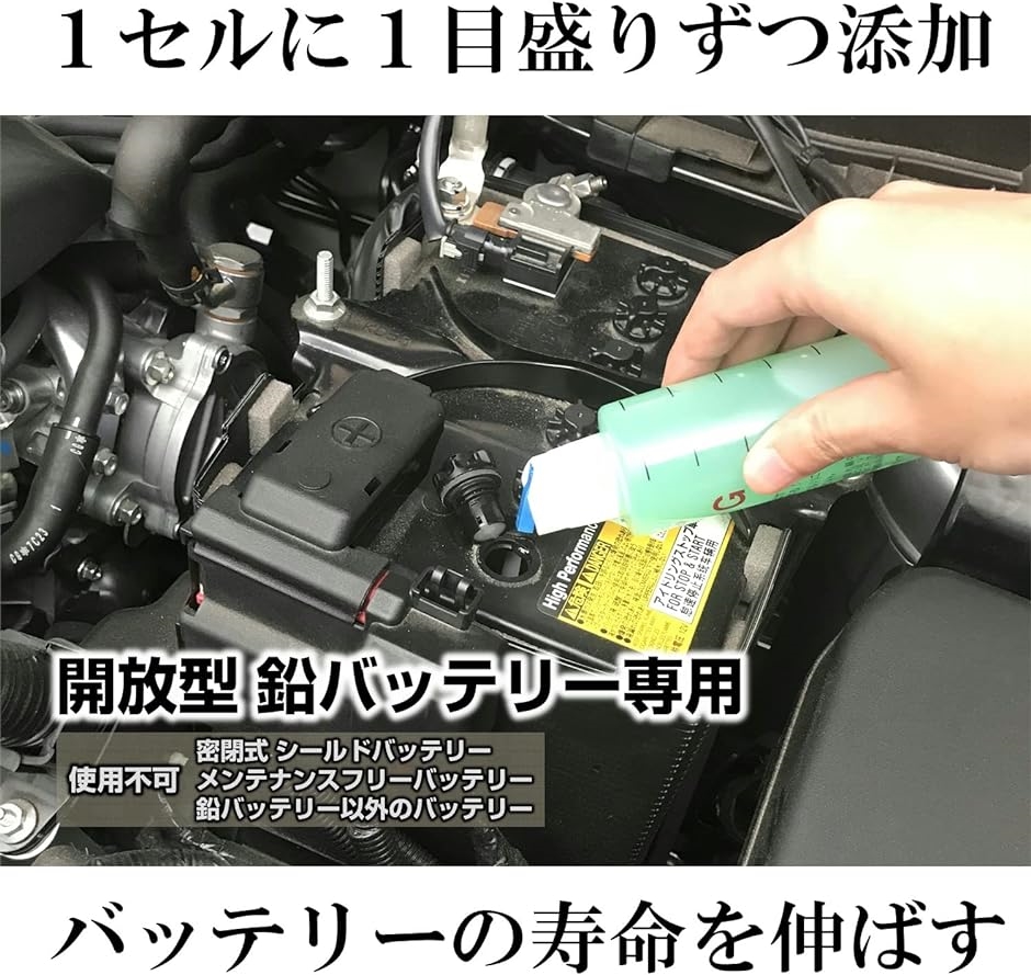 鉛バッテリー 復活剤 再生剤 NEW ラスロンG 船舶・バス・トラック用 ブルー 110Ah - 155Ah 1本( 青)