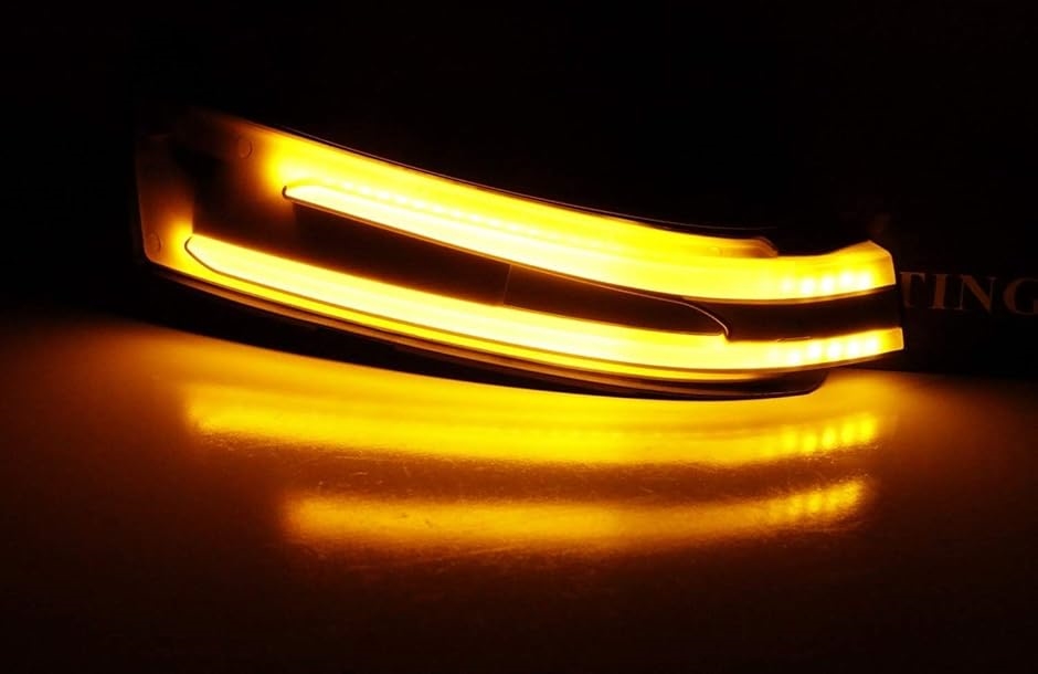 【互換品】 ベンツ適合 シーケンシャルとノーマル点滅切替SW付き LED 流れる ドアミラー ダイナミック ウインカー 車検対応の画像