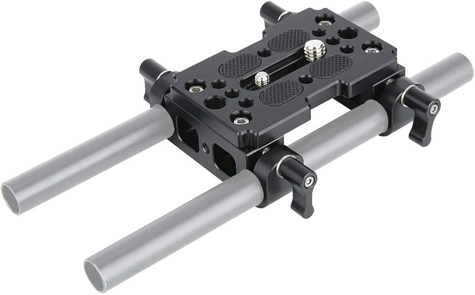汎用マウントプレート 15mmロッドクランプ付き 2個セット