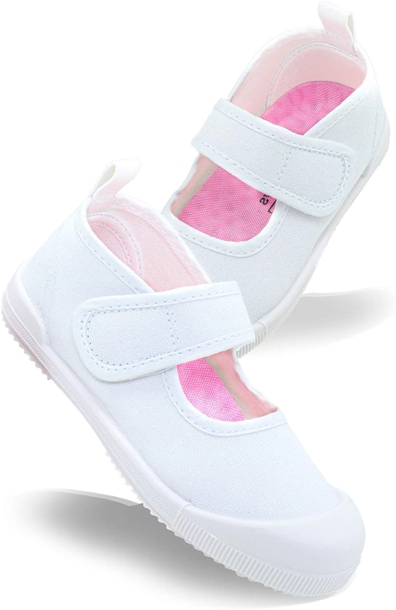 ハーモニズ 上履き 子供 上靴 キッズ シューズ 男の子 女の子 白 cm( ピンク,  16.0 cm/日本サイズ15.5 cm相当)