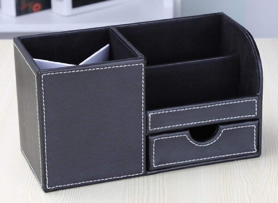 マルチ 卓上収納ボックス オフィス収納ホルダー 多機能 ペン立て 文具