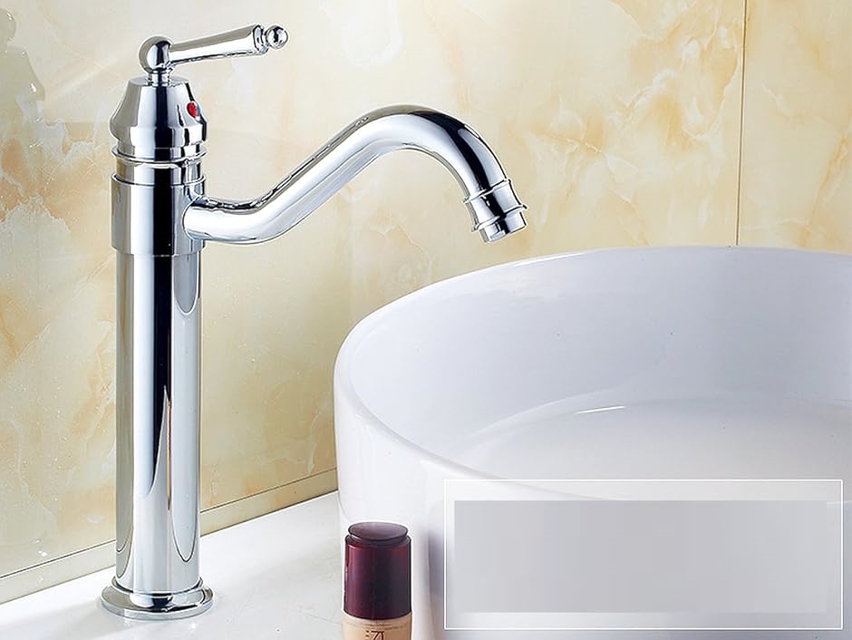 洗面用 アンティーク 混合水栓 蛇口 シングルレバー 洗面台 ロング水栓
