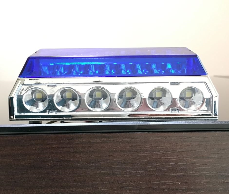 24LED サイドマーカー ライト ランプ 24V トラック 角型 ダウンライト付き セット ブルー 6個( ブルー 6個)｜horikku｜03
