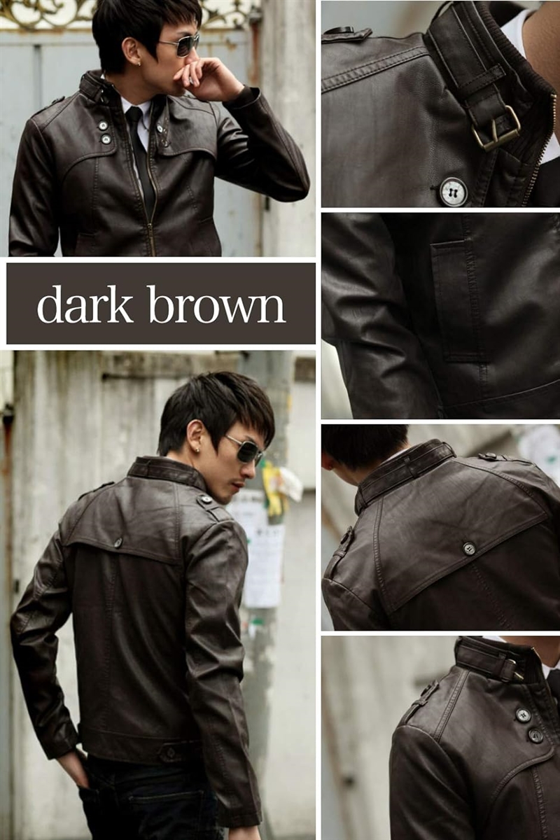 ライダース ジャケット シングル ビンテージ レザー メンズ 服 XXL