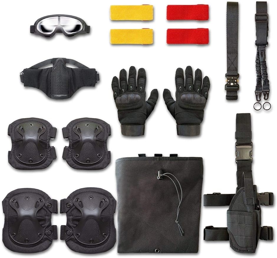 サバゲー 装備 セット サバイバルゲーム 10点セット マスク ゴーグル