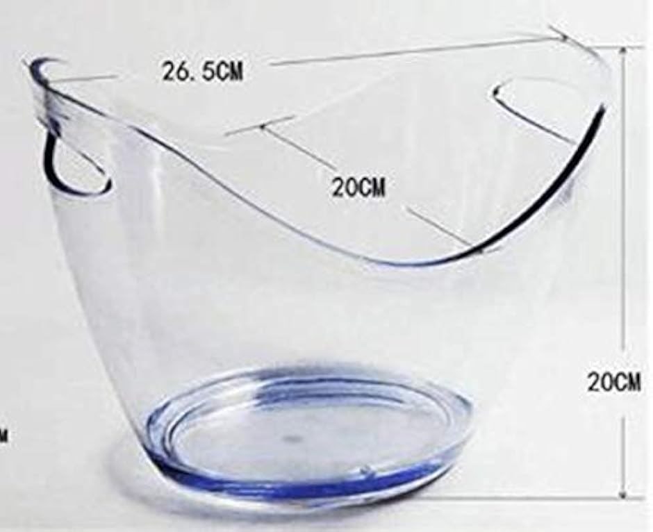 アクリル ワインクーラー シャンパン 氷 クリア パーティー 大型 容量 4リットル 118｜horikku｜02